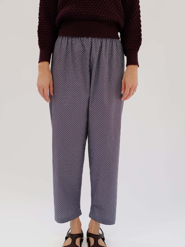 Beklina The Basic Pant In Histajaja Blue Crisp Japanese Cotton Summer S / M Nwt — image 5 of 8